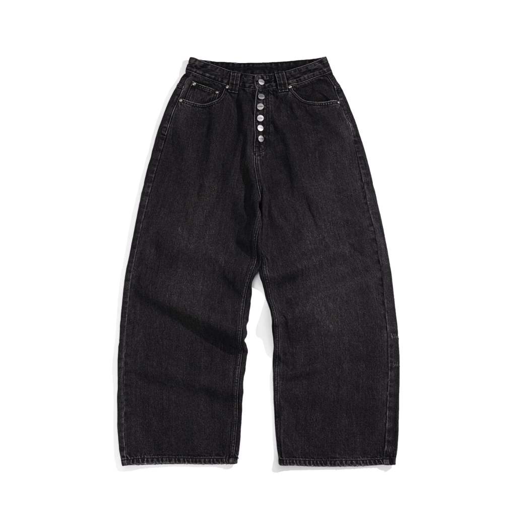 QUẦN ALFAER  AUBERT BAGGY JEANS - WASHED DENIM