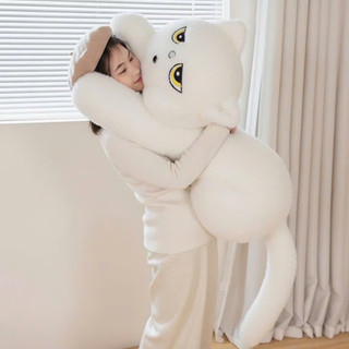 gấu bông mèo lười nằm ôm ngủ siêu to chất lông kim chồn