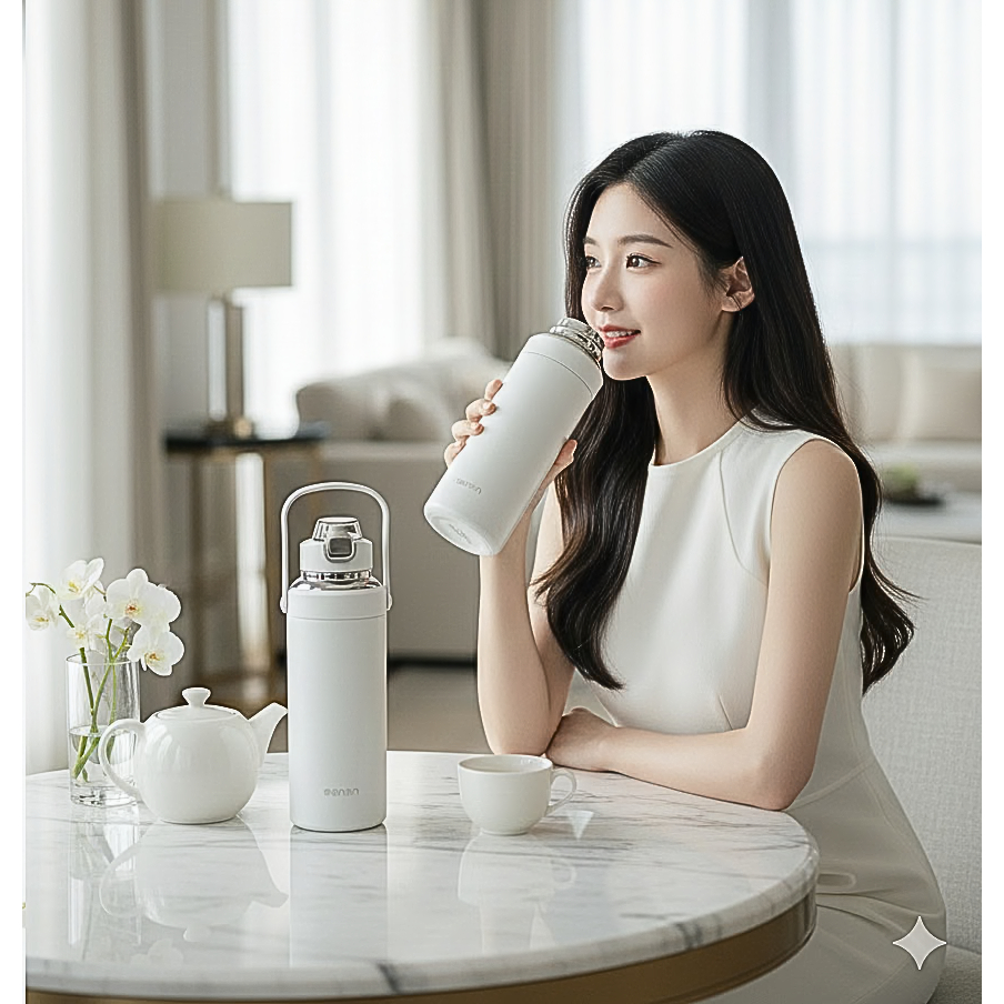 Bình Giữ Nhiệt Thể Thao Có Ống Hút 1500ml INOX 316 Giữ Nhiệt 24 Tiếng - NENON | BigBuy360 - bigbuy360.vn