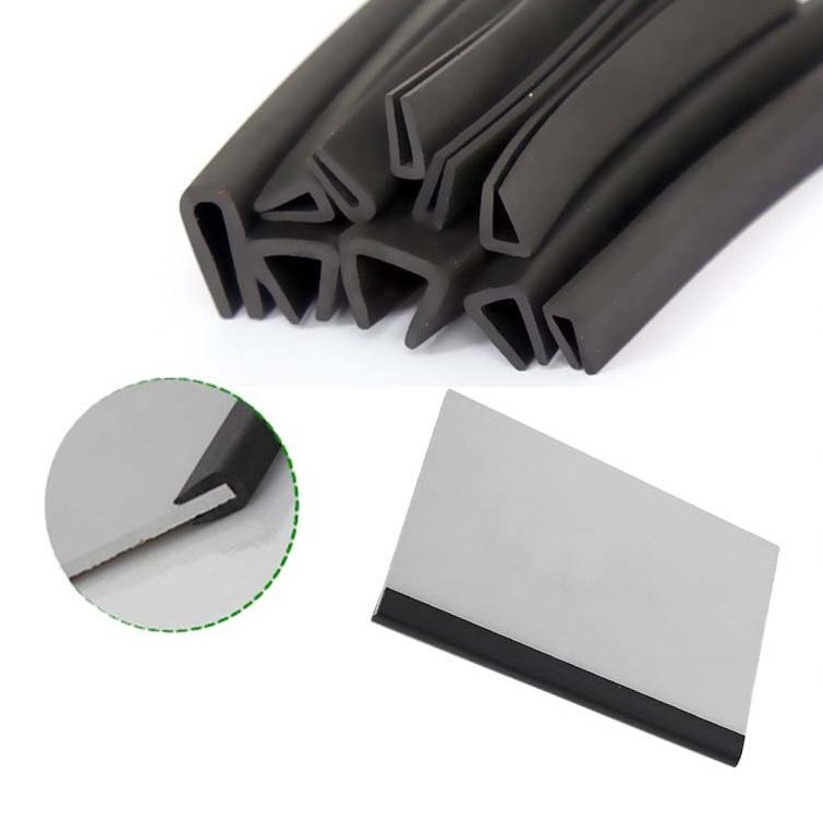Cuộn dây cao su chữ U bọc viền cửa xe hơi, Nẹp Cạnh Bàn, Dán Mép Kính Tủ Kệ, mép bàn tránh trầy xước
