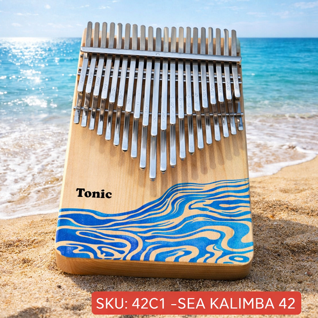 Đàn Kalimba 42 Phím thương hiệu TRITON- Hàng chính hãng tặng hộp chống sốc x3