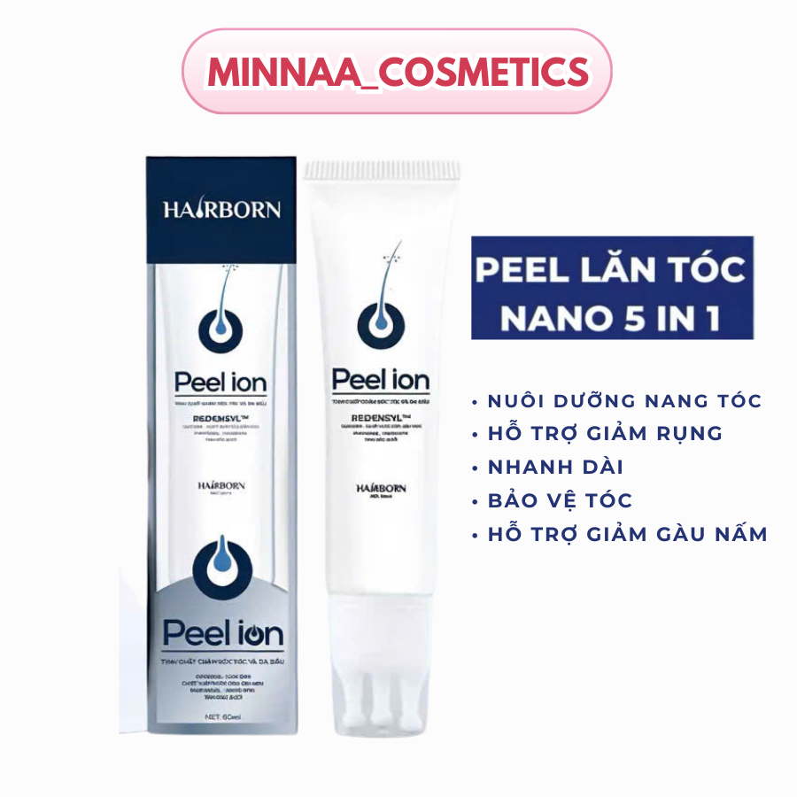 Peel lăn tóc ion HAIRBORN 60ML