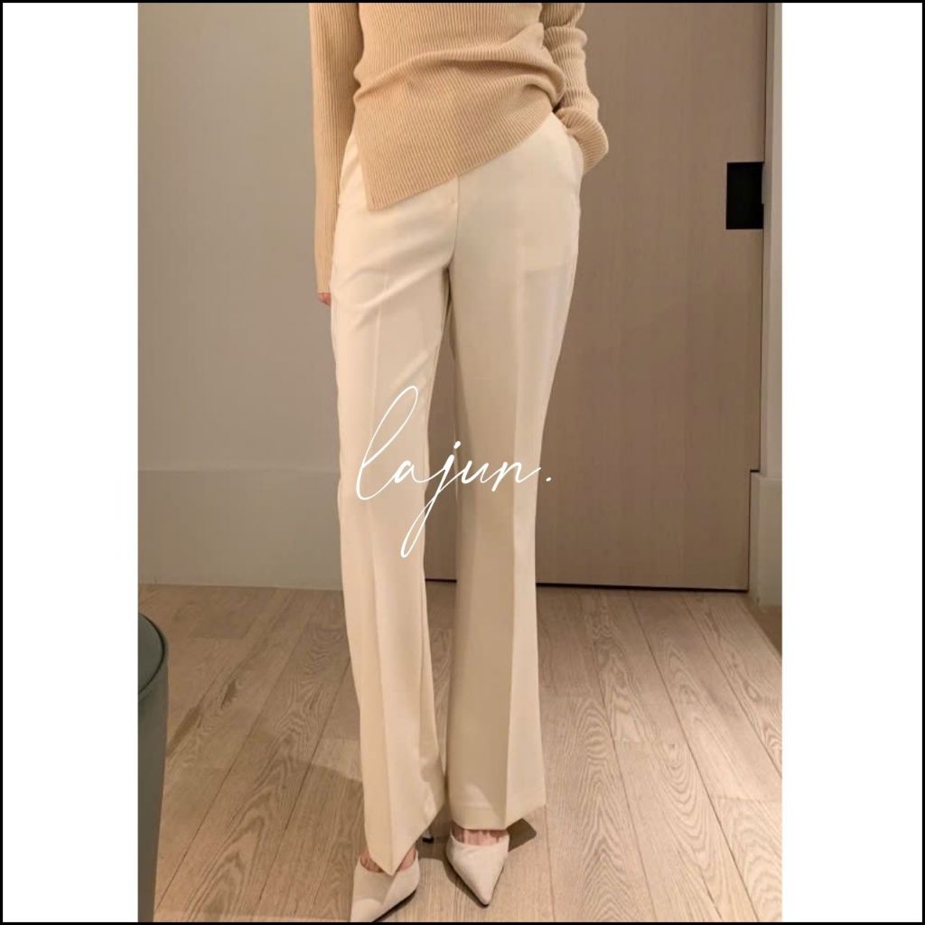 [LAJUN KOREA] Quần Slacks Ống Loe Seine Hàn Quốc