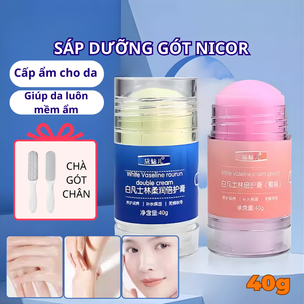 Kem dưỡng ẩm chống nứt nẻ gót chân NICOR GEARSHOP kem dưỡng chân tay ngăn ngừa và phục hồi vết nứt c