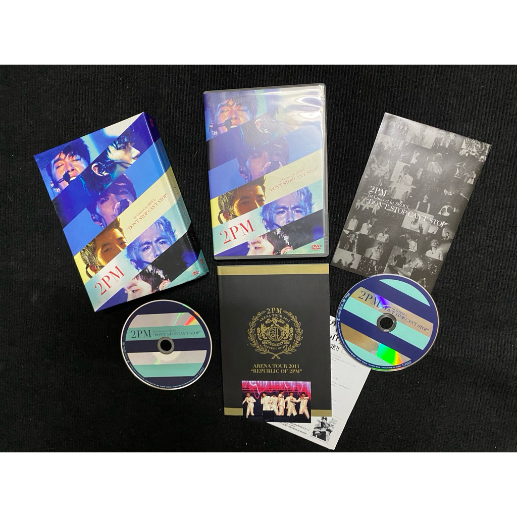 2pm Album Arena tour 2011 Dvd republic of 2pm đã khui Seal, gồm 2 DVD photobook pphotocard đồ như hì