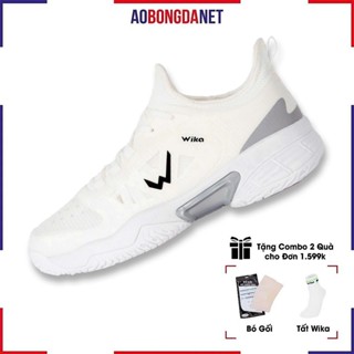 Giày Pickleball Nam Nữ WIKA LUMIX x QUANG DƯƠNG Chính Hãng, Upper TPU Giữ Form Bền Bỉ, Cổ Chun Ôm Chân Chống Lật