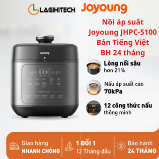 [LIVE] Nồi cơm áp suất, nồi áp suất đa năng Joyoung JHPC-5100, Dung tích 5L,Công suất 900W-Chính hãng BH 24 tháng