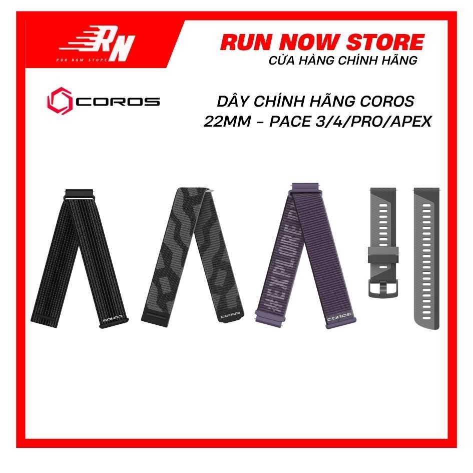 Dây đeo đồng hồ thể thao chính hãng Coros 22mm Cho Pace 3 Pace 4 Pace Pro Apex 4