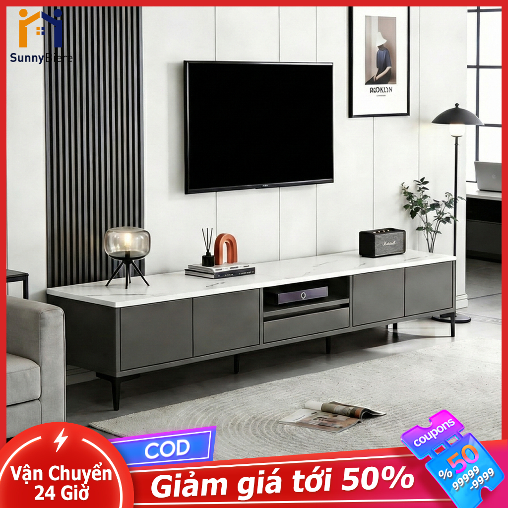 Sunny Tủ TV 4 Cánh + Ngăn Kéo 180cm