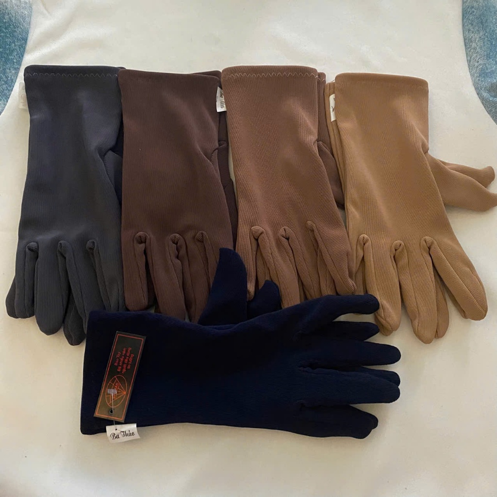 Bao Tay Chống Nắng Ba Thảo Gân 2 Lớp Dáng Dài 30cm – Co Giãn 4 Chiều, Thoáng Khí, Ôm Tay Thời Trang