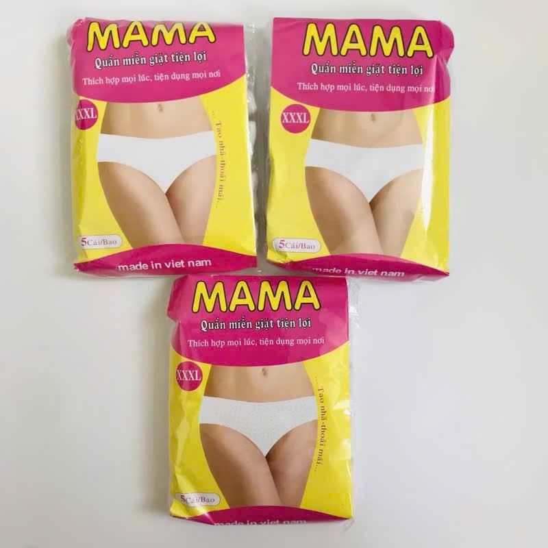 Booboo Baby - Sét 5 quần lót giấy dùng một lần siêu tiết kiệm, thuận tiện cho me đi sinh, sau sinh   BB116