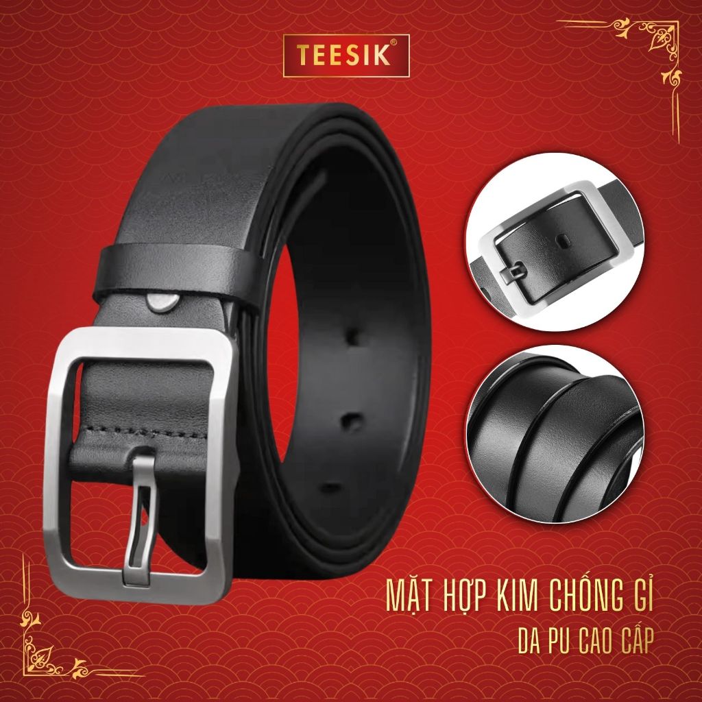 Thắt lưng nam cao cấp 2025 TEE SIK dây lưng nam dây nịt nam đai kim loại chống gỉ DN06