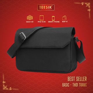 Túi đeo chéo nam TEE SIK túi đeo chéo unisex cao cấp messenger nhiều ngăn đựng ipad 10 in TS11