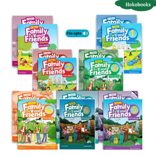 Sách - Family And Friends 2nd Edition - Level Starter 1,2,3,4,5,6 (Classbook + Workbook) - Bản in laser tặng file nghe