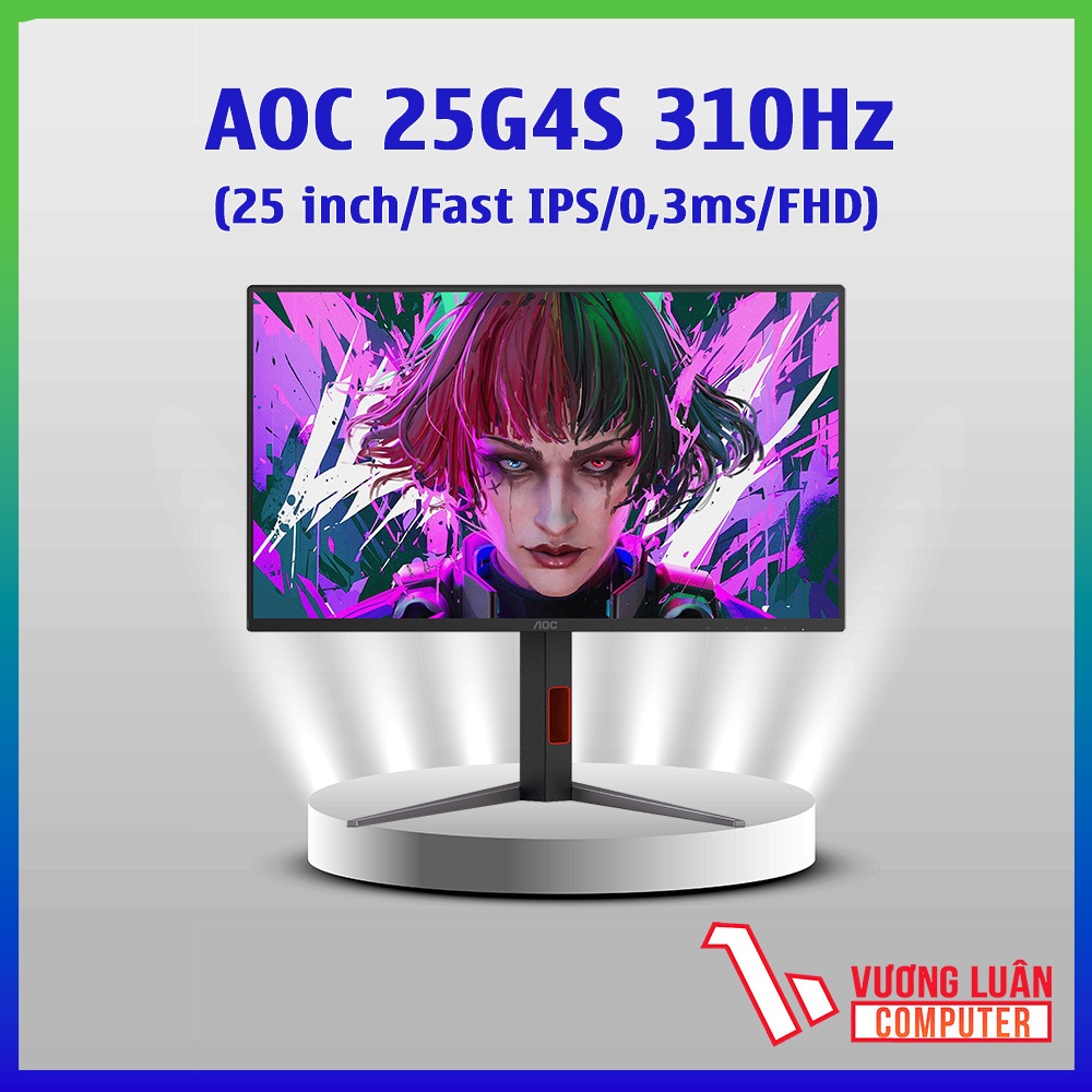 Màn hình AOC 25G4S /74 (24.5 inch FHD Fast IPS 310Hz 0.3ms)