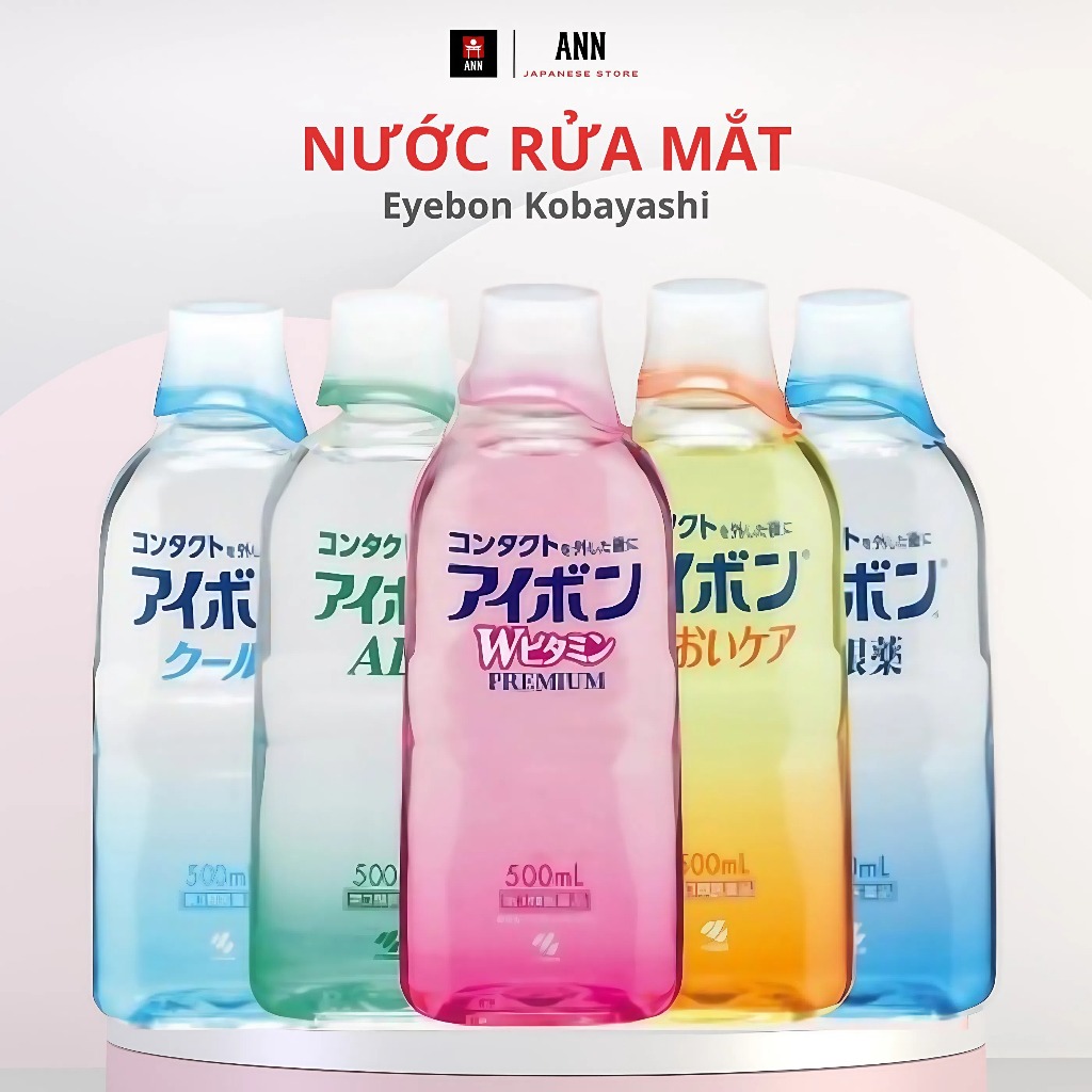 Nước Rửa Mắt Eyebon Kobayashi Nhật Bản - 500ml