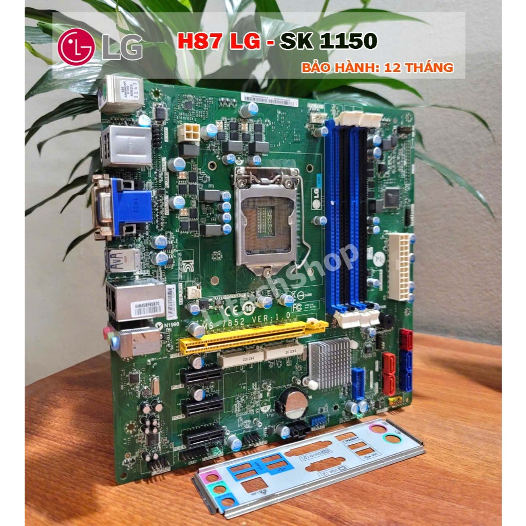 Mainboard LG H87 | LGA 1150 | DDR3 | Hỗ Trợ CPU i3 i5 i7 Gen 4 | Bảo hành: 12 tháng. Hàng Hàn Quốc, 