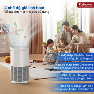 Máy lọc không khí FUJIHOME AP5Grand, màng HEPA lọc bụi mịn, khử mùi hiệu quả, Kết nối WIFI điều khiển APP thông minh