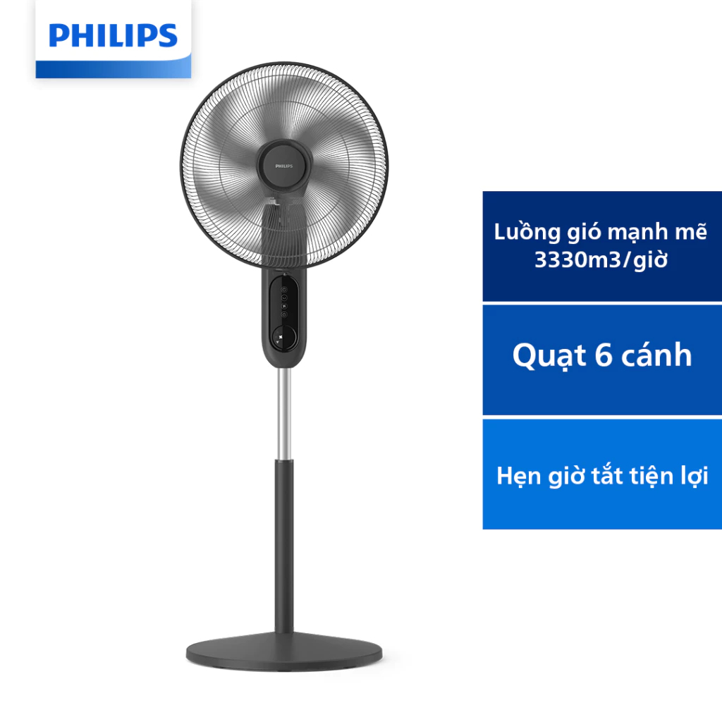 Quạt Đứng Philips CX1520/01 Bền Bỉ, Sang Trọng| Hàng Chính Hãng BH 24 Tháng
