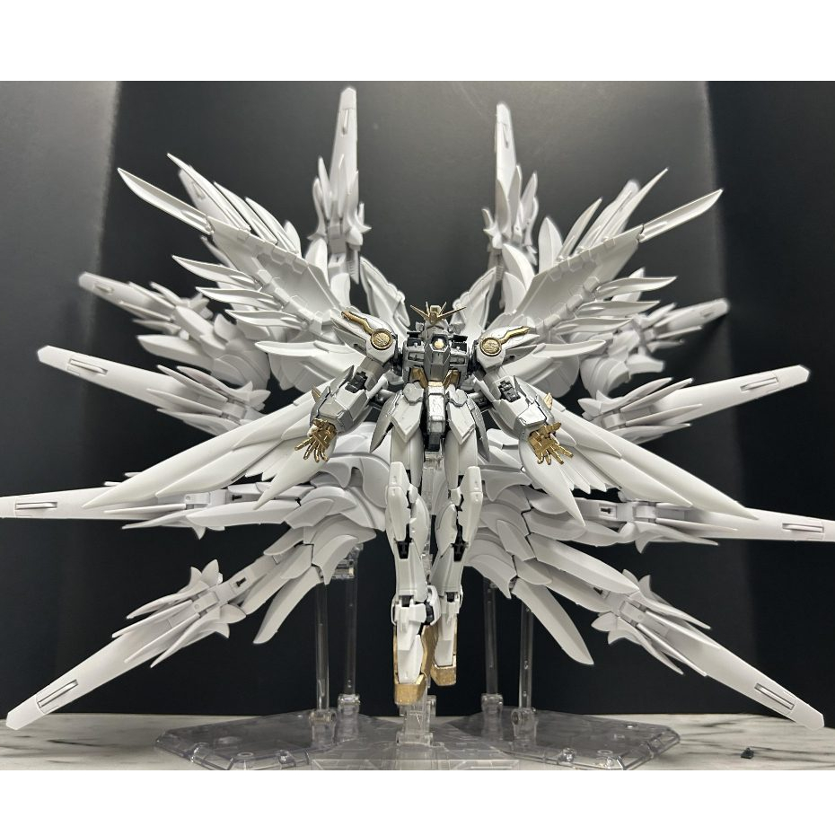 Mô Hình Lắp Ráp MG Wing Snow White Prelude Ver GFF Alloy Skeleton Khung Kim Loại (tặng base, decal, 