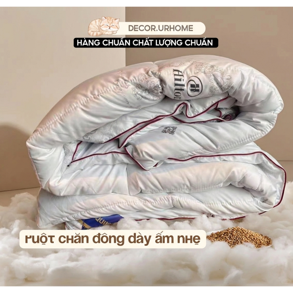 [Nhập Khẩu] Ruột Chăn | Ruột Chăn Hilton Siêu Nhẹ Êm Ái Giữ Ấm Tốt