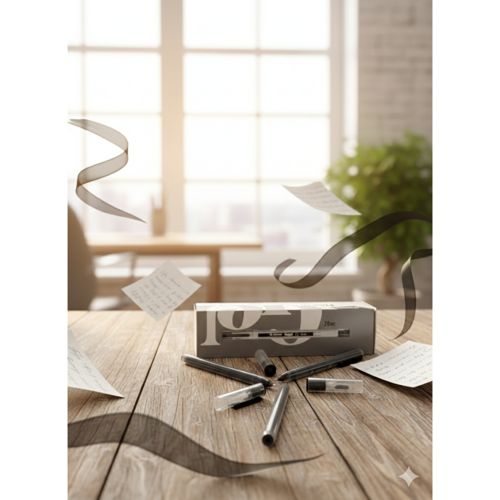 Combo 3 bút Gel Thiên Long mực đen - GEL 042