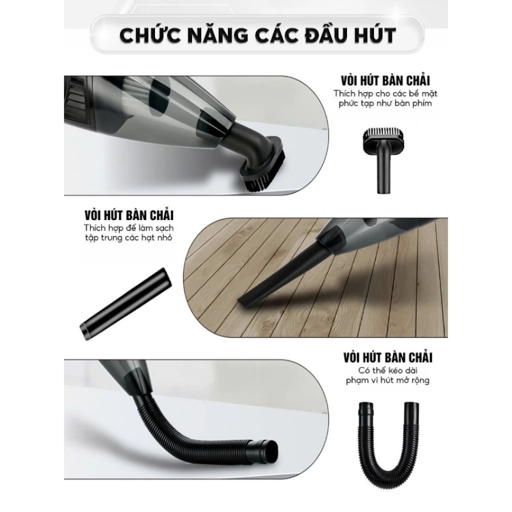 [𝐠𝐢𝐚𝐝𝐮𝐧𝐠𝐋𝐈𝐎𝐍] Máy Hút Bụi Ô tô Cầm Tay JB-109,Máy Hút Bụi Mini Sạc Pin Không Dây Công Suất Cao 12000Pa Đa Chức Năng X596 | BigBuy360 - bigbuy360.vn