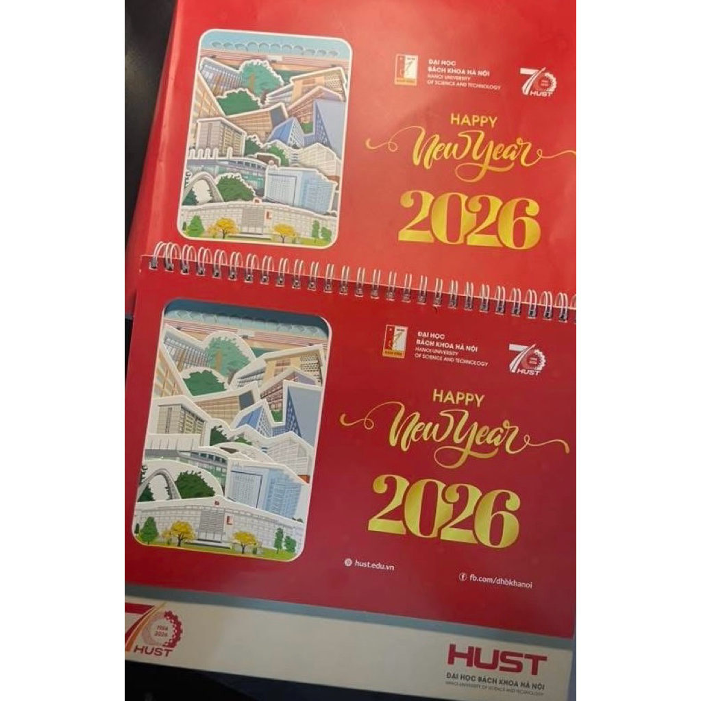Lịch để bàn HUST 2026