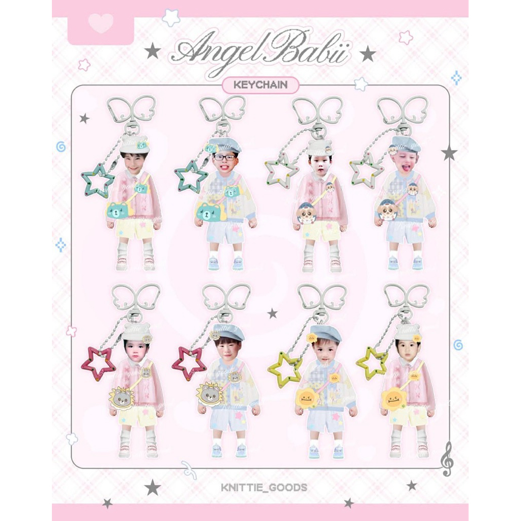 Angel Babii KEYCHAIN OTP | KNITTIEGOODS