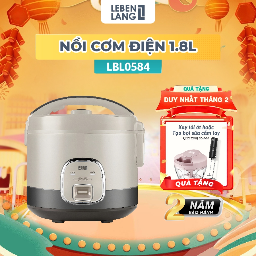 Nồi Cơm Điện Lebenlang 1.8L LBL0584