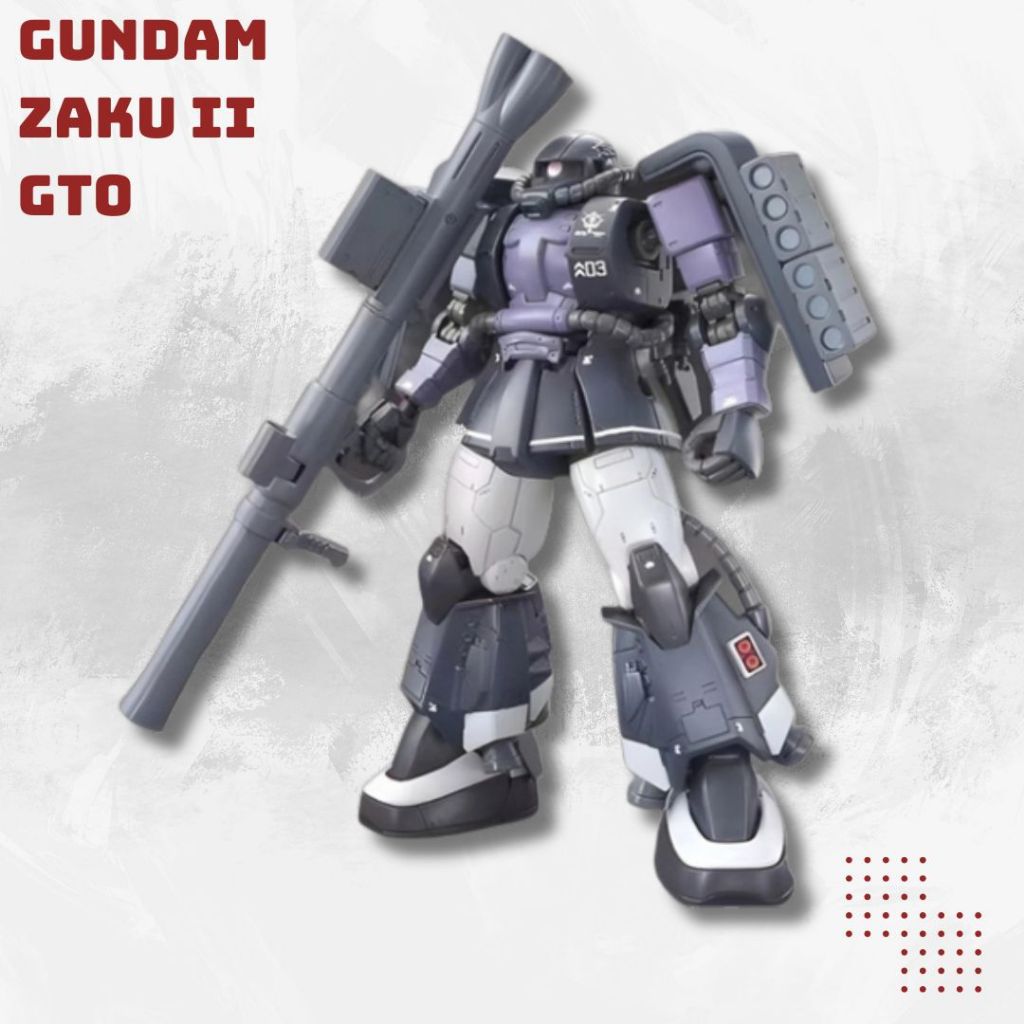 Mô Hình Lắp Ráp Gundam Zaku II GTO MS-06R-1A HG 1/144 Cao 17cm Có Hộp
