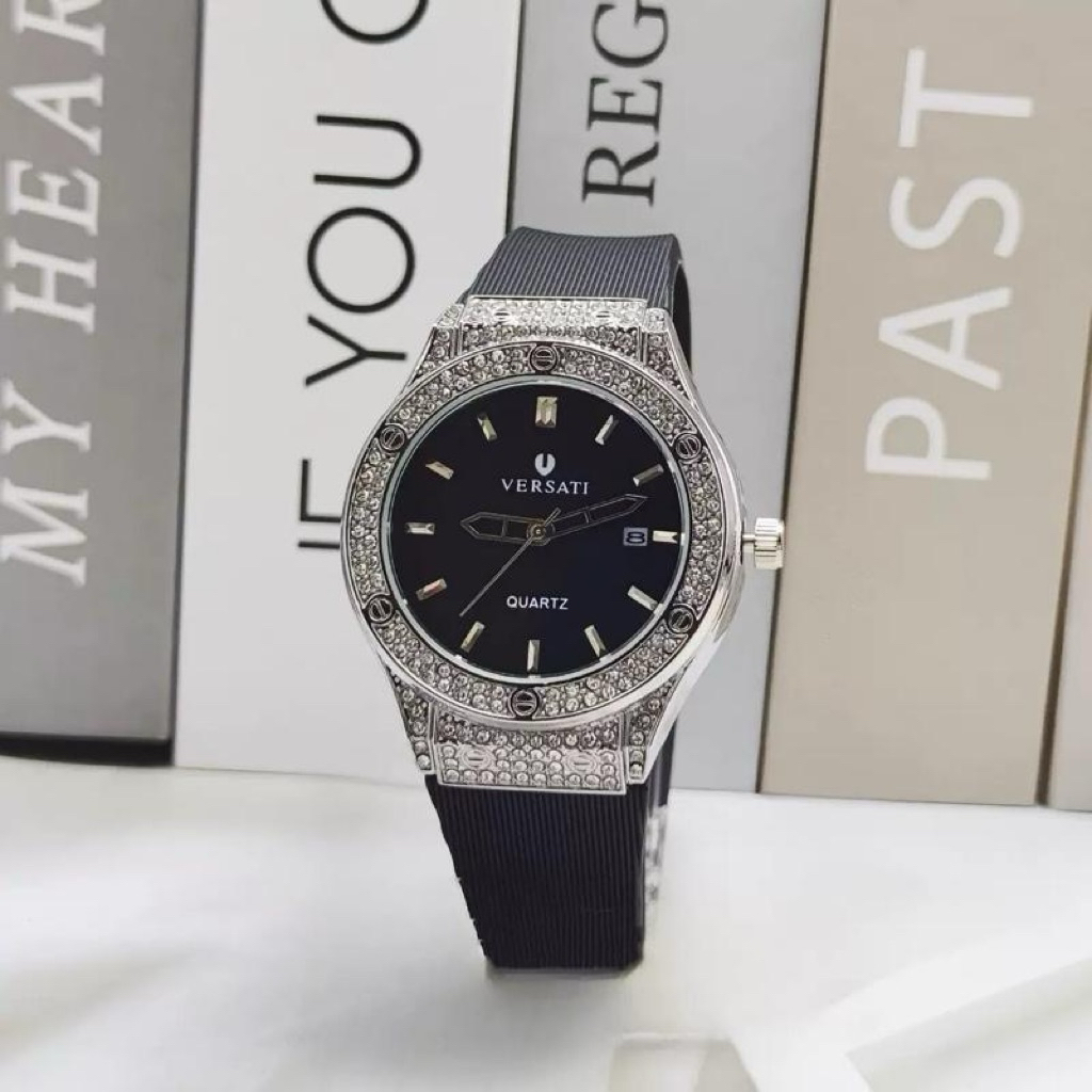 [TP Store QC ] [Xả Kho] Đồng Hồ Thời Trang Unisex Chính Hãng Versati Đính Đá,Chống Nước Sang Trọng