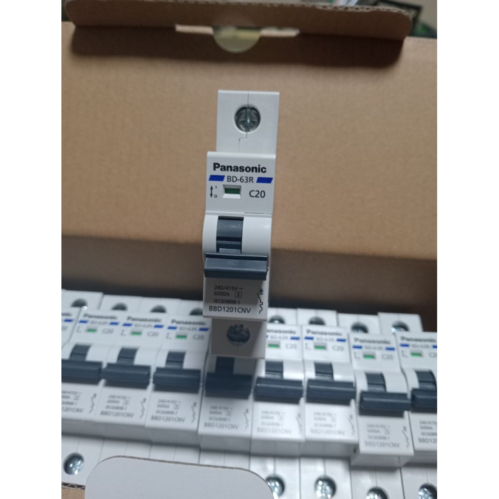 Aptomat Panasonic 1Pha, 1Tép 20A