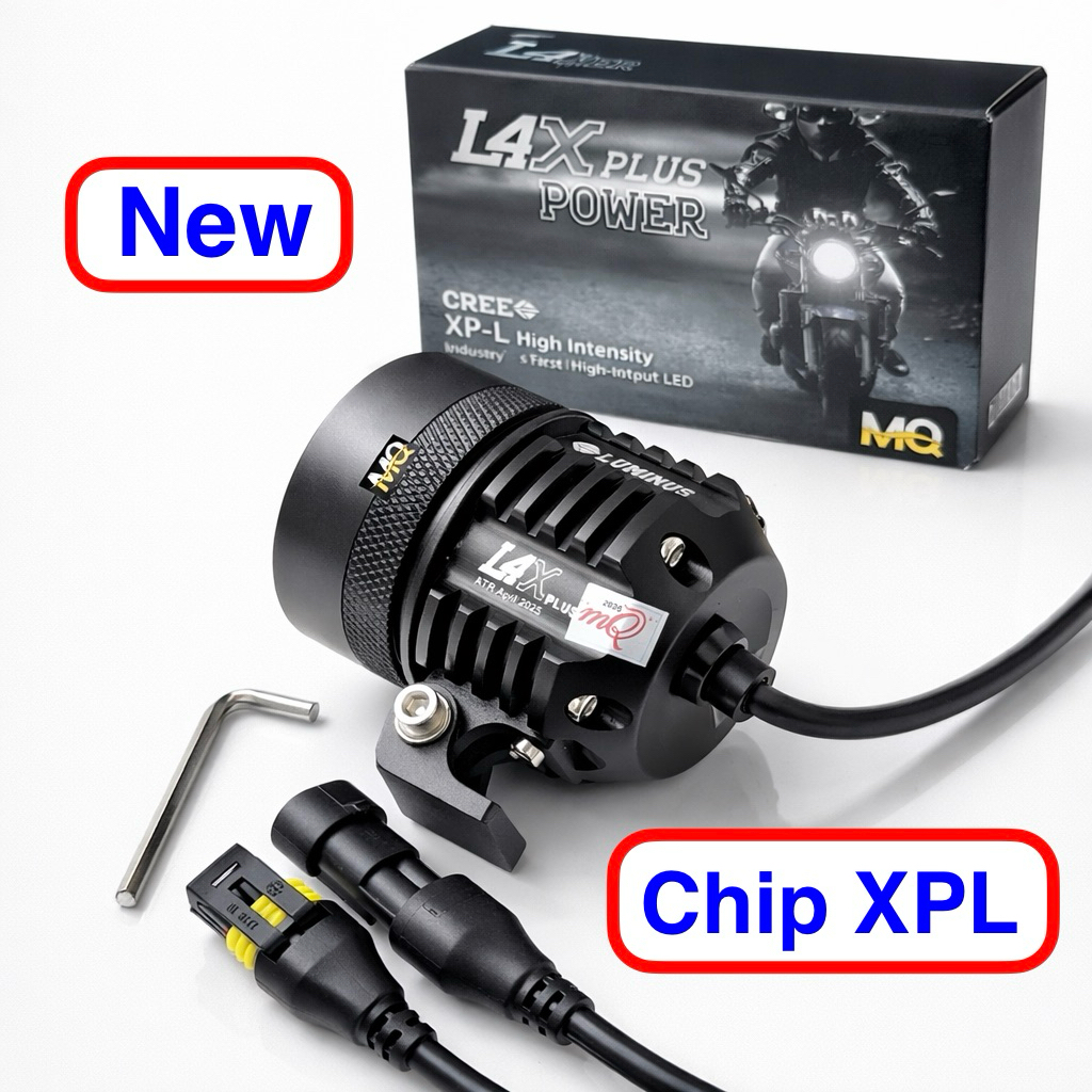 Đèn Trợ Sáng L4X Plus XPL HD 12-24v DC Lắp Ô Tô Xe Máy W4 T19