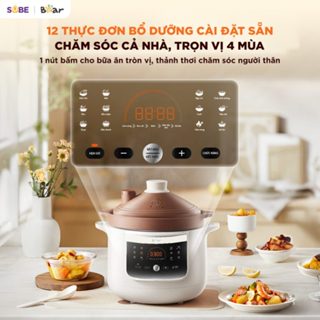 Nồi nấu chậm tử sa Bear 3L ESP-305LP