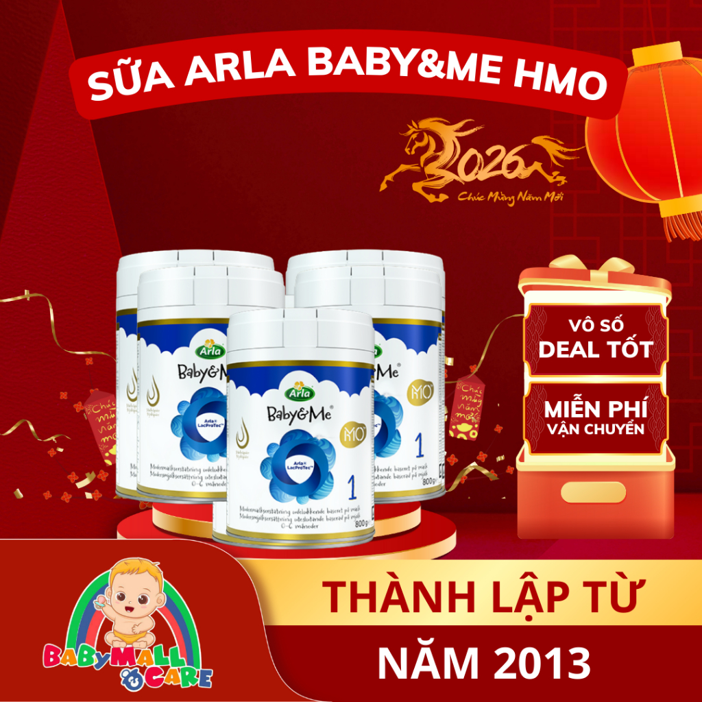 SỮA ARLA BABY&ME HMO 800G – BỔ SUNG 5 HMO, MFGM, OPO