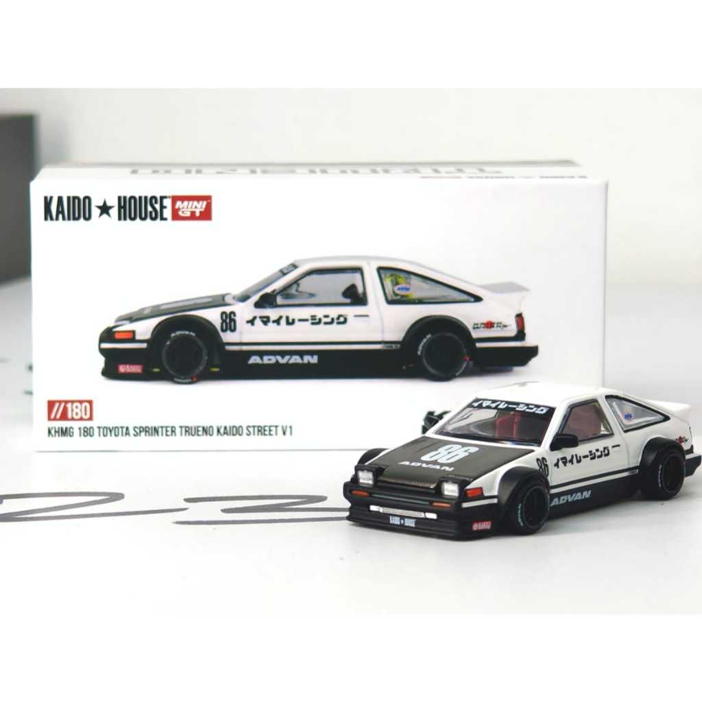 Hobby Store Mini GT Kaido House Toyota Sprinter Trueno Kaido Racing V1 KHMG ( Full Box Full SEAL ) c
