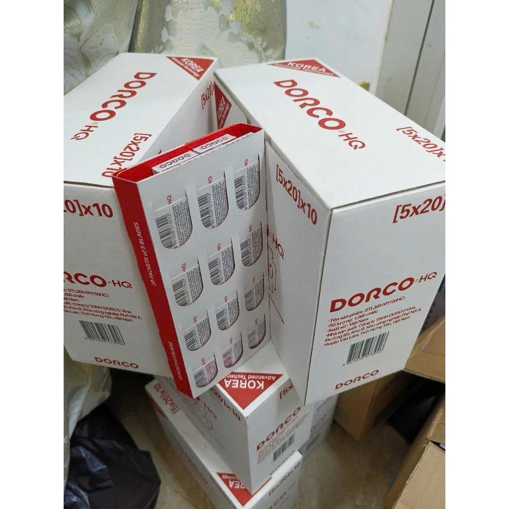 DAO LAM DORCO ĐỎ (GIÁ 1 HỘP TO 1000 LƯỠI)