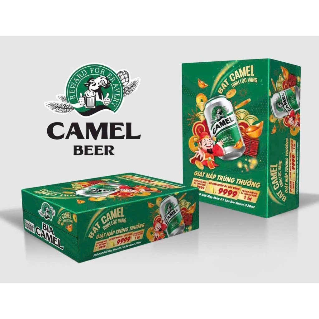 beer camel xanh