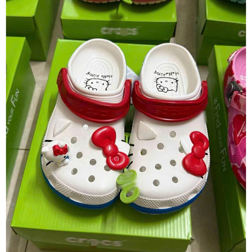 |Có Sẵn| Dép Sục Cross Hello Kitty Size Người Lớn