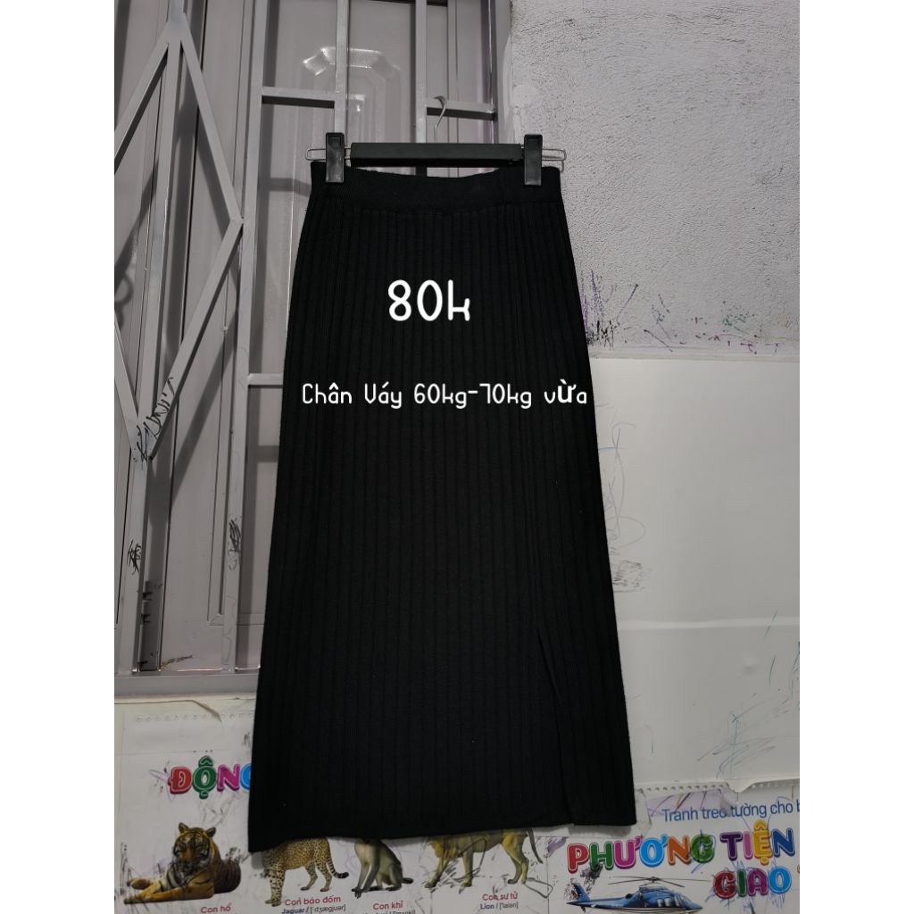 chân váy len ôm 60kg-70kg vừa