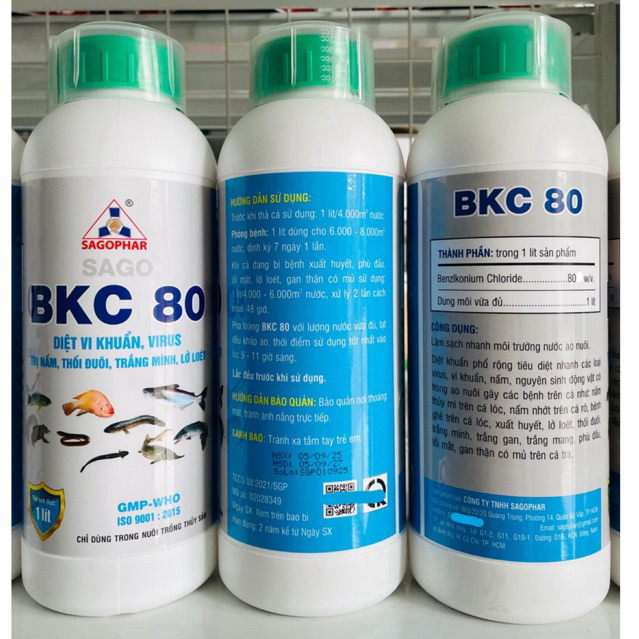 BKC 80 1L - DIỆT VI KHUẨN, VIRUS