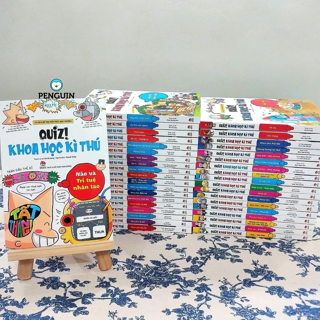 Sách - Trọn Bộ 38 Cuốn Quiz Khoa Học Kì Thú