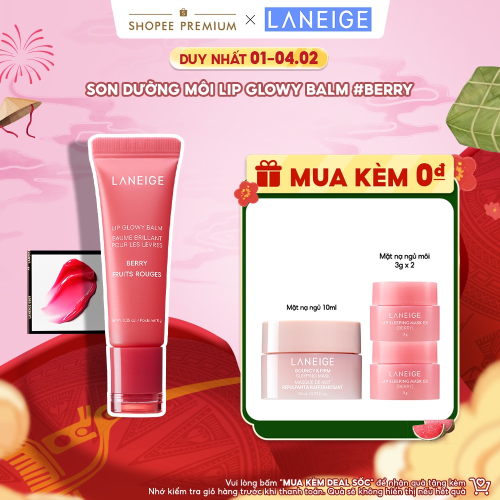 Son dưỡng môi LANEIGE Lip Glowy Balm 10g