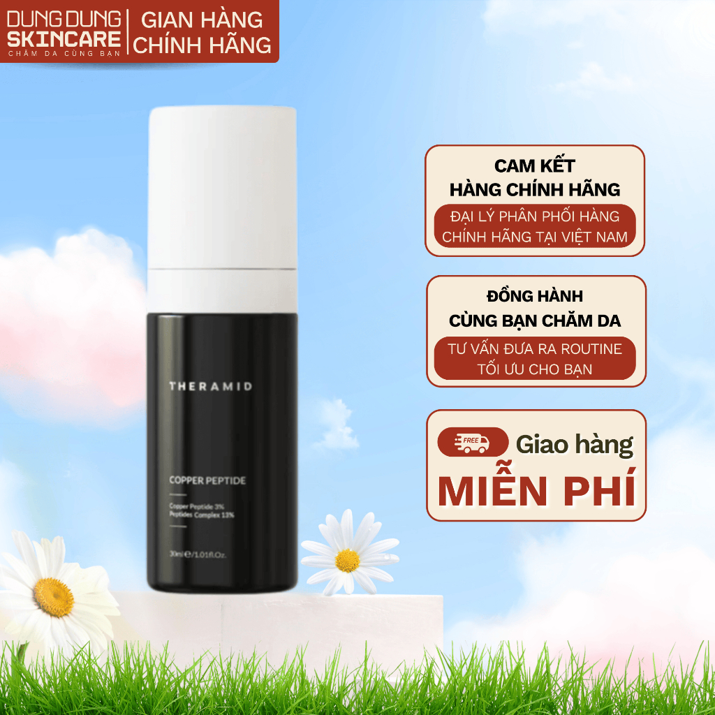 Tinh Chất Phục Hồi Và Tăng Sinh Đồng Peptide Theramid Copper Peptide 30ml