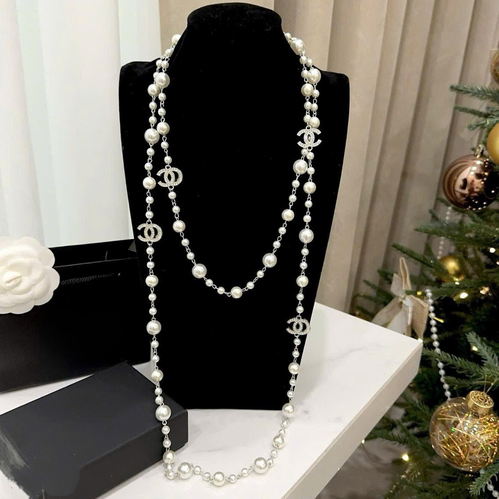 Vòng cổ, dây chuyền dài 150cm cao cấp, mặc áo dài, đi chơi, dự tiệc