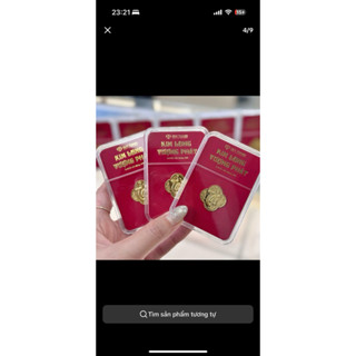 COMBO 2 - Quà Tặng Kim Long Vượng Phát LNTAI 0.025 Chỉ Vàng 24k Huy Thanh Jewelry