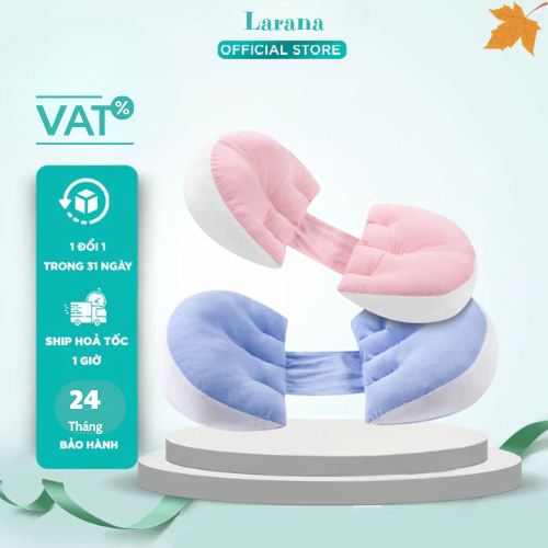 Gối Bầu Cánh Tiên Easy MOM Cao Cấp 3 Cánh Nháng Lưng Mẹ Bầu