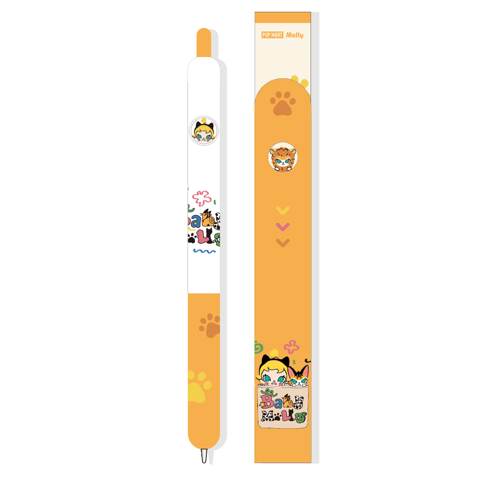[Hàng Tặng Không Bán] POP MART Baby Molly & Baby Tabby Series - Transforming Face Pen Xin Đừng Đặt