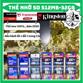 Thẻ nhớ SD 512MB / 2GB / 4GB / 8GB / 16GB / 32GB [ Hoả Tốc 4H ]